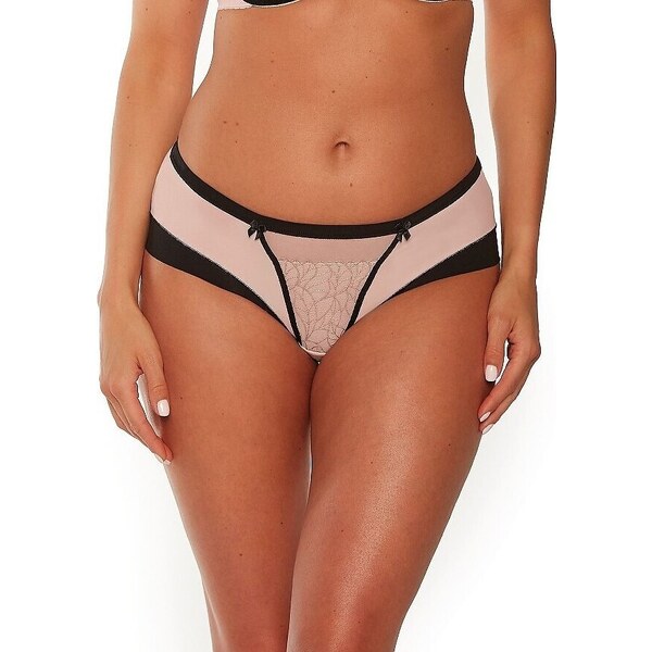 Krémové nohavičky Gaia Leonia s čiernym lemovaním GFP 1240 Leonia S 57158882