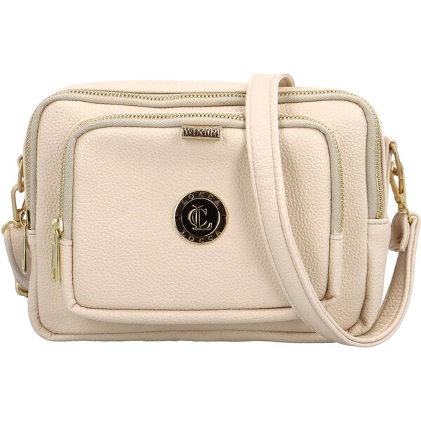 Dámska crossbody kabelka krémová - Locca Makarie krémová 57195006