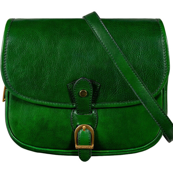 Glara Talianska kožená crossbody kabelka 57185329