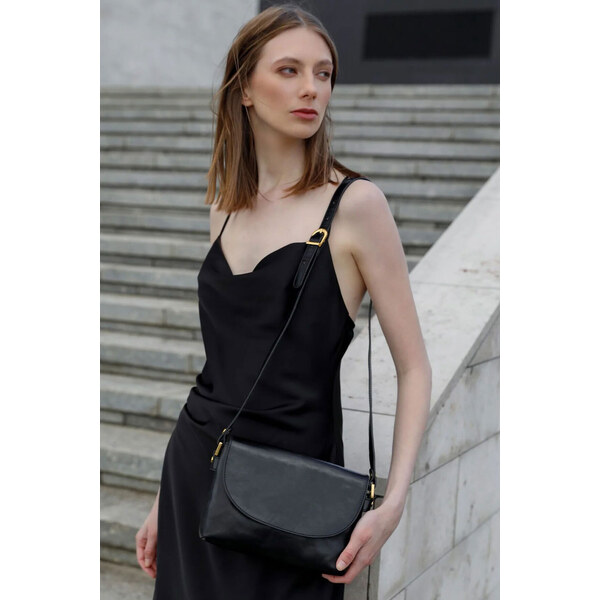 Glara Luxusná talianska crossbody kabelka 57185323