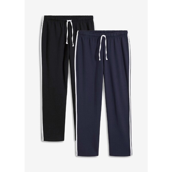 bonprix Tepláky (2 ks), Loose Fit, s kontrastnými detailmi, farba 57156641