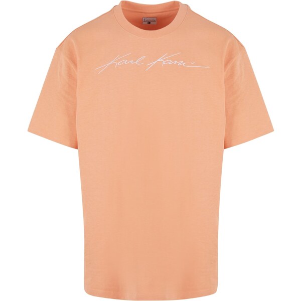 Karl Kani Tričko marhuľová / biela 57621921