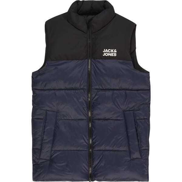 Jack & Jones Junior Vesta námornícka modrá / čierna / biela 59809029