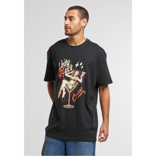 Mister Tee Mens T-shirt Lady Luck Oversize black 57206860