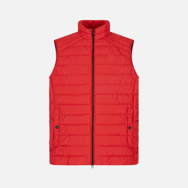 Red Mens Feather Vest Geox Kennet - Mens 57213918