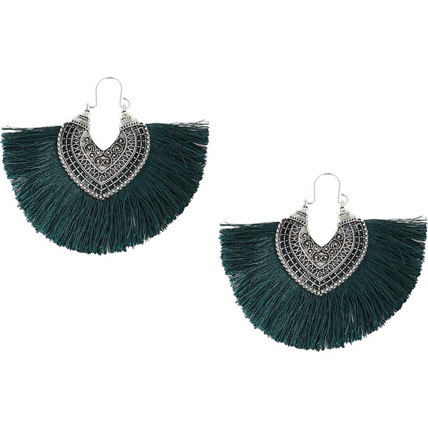 SOHI Náušnice Jerrie jedľová / strieborná 57221658