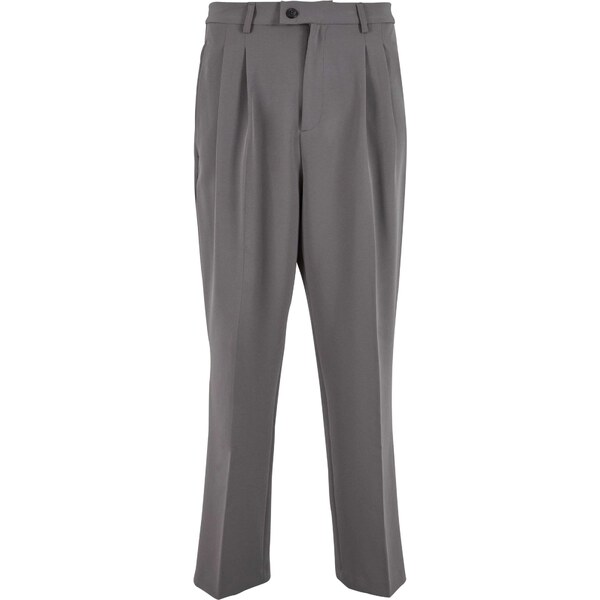 Urban Classics Plisované nohavice tmavosivá 57223613