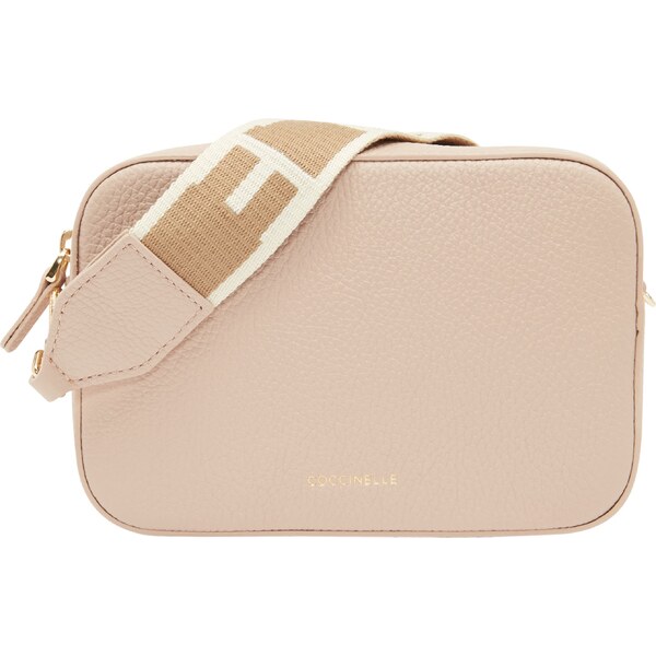 Coccinelle Taška cez rameno Tebe piesková / tmavobéžová / púdrová 57223642