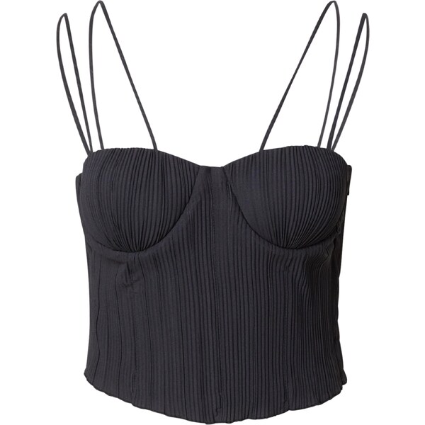 ABOUT YOU x Laura Giurcanu Top čierna 63147195