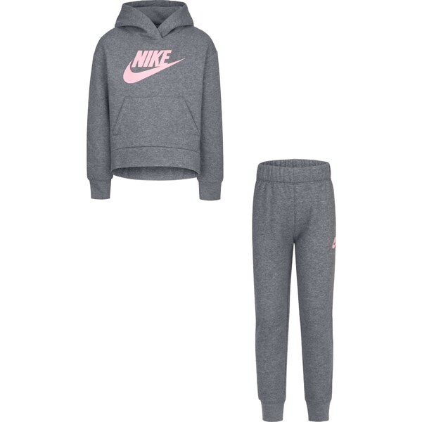Nike Sportswear Joggingová súprava sivá melírovaná / ružová 54227038