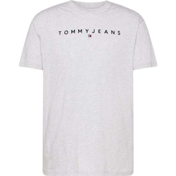 Tommy Jeans Tričko sivá melírovaná / čierna 57224478
