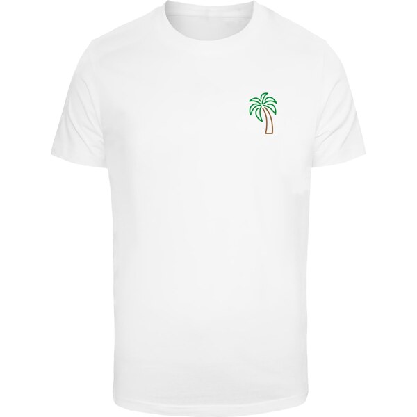 Mister Tee Mens T-shirt Coconut Tree white 64688954