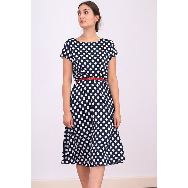 Glara Dámske šaty s bodkami 57236222