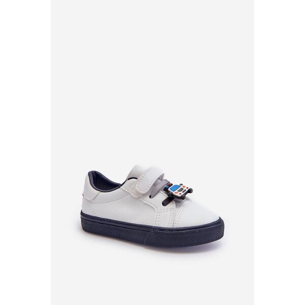 Boto Detské tenisky s suchým zipsom bielo-modré Pennyn 64644666