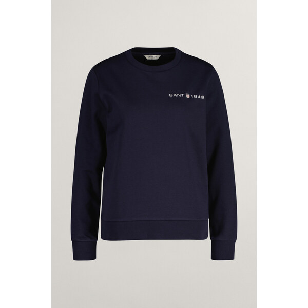 MIKINA GANT REG PRINTED GRAPHIC C-NECK EVENING BLUE 57240334