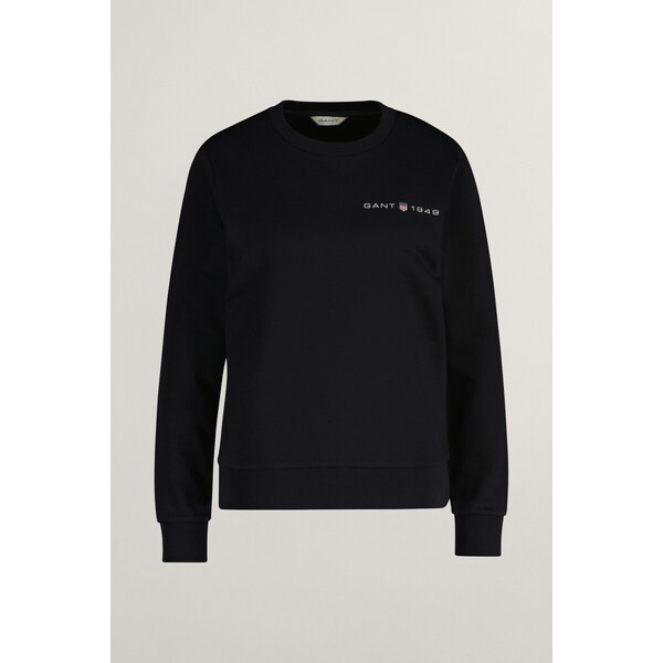 MIKINA GANT REG PRINTED GRAPHIC C-NECK BLACK 57240332