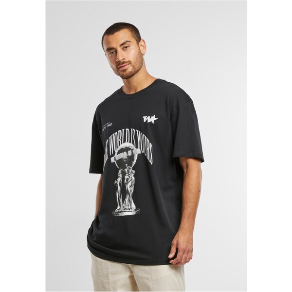 Mister Tee Mens T-shirt Your World Oversize black 57249481