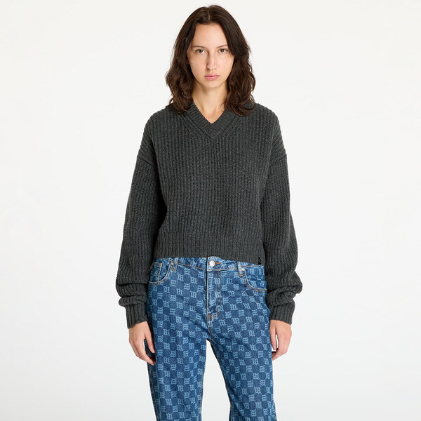 Sveter Calvin Klein Jeans Chunky V-Neck Sweater Gray M 57251614