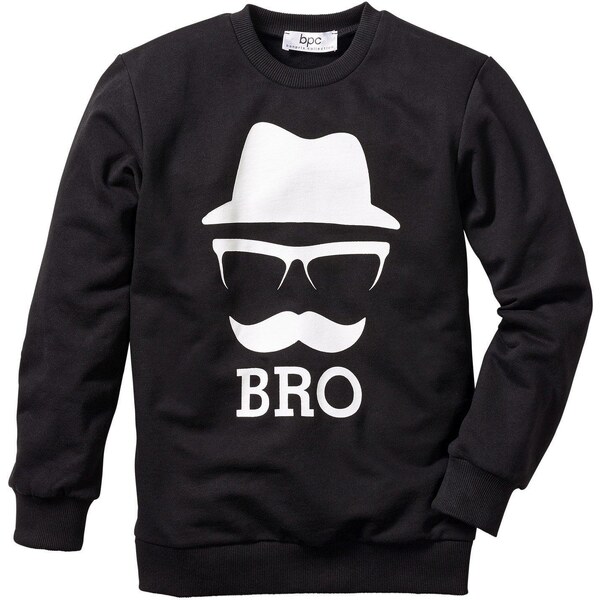 bonprix Mikina z čistej bio bavlny, farba čierna 44733607