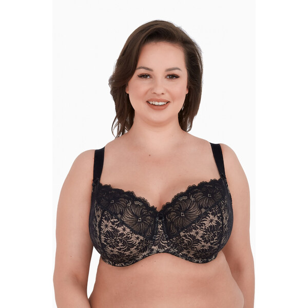 Gaia Podprsenka Chantal Maxi nevystužená | čierna 534 57253818