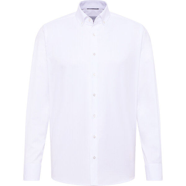Pánska biela nežehlivá košeľa Button-down ETERNA Modern Fit zo 100% 57807955