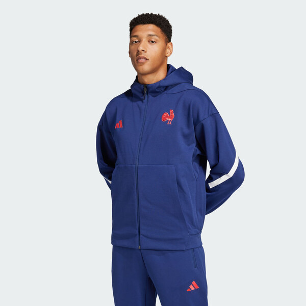 Adidas Tepláková bunda France Travel Z.N.E. Full-Zip Hooded 57260634