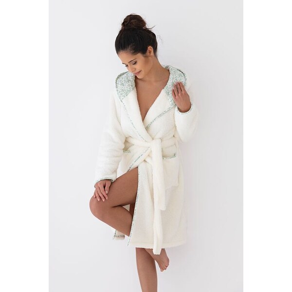 Sensis Huňatý dámsky župan Amelia vanilkový 57356598