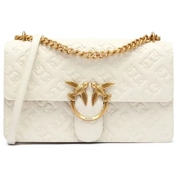 Pinko Kožená kabelka na rameno LOVE ONE CLASSIC DC 57278328