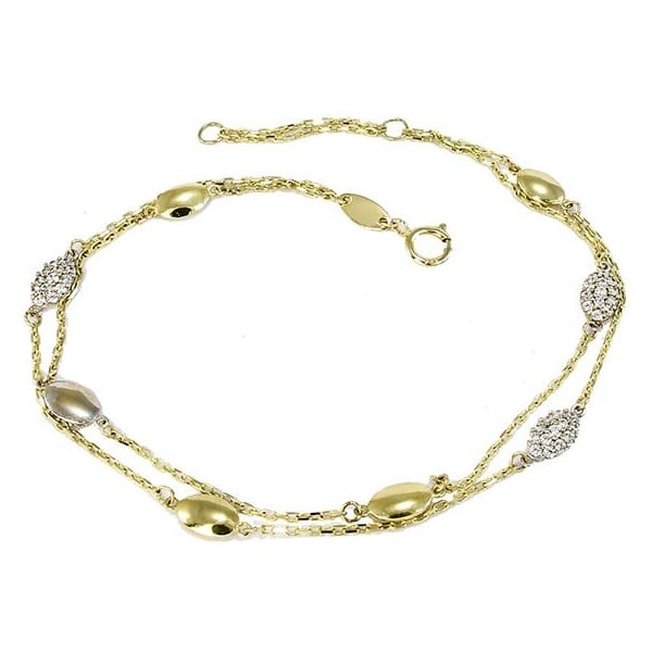 zlatý náramok Glare 13 51004451