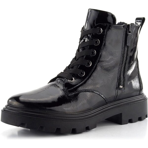 Ara širší kotník lakovaný Manchester Schwarz 12-59104-01 65611899