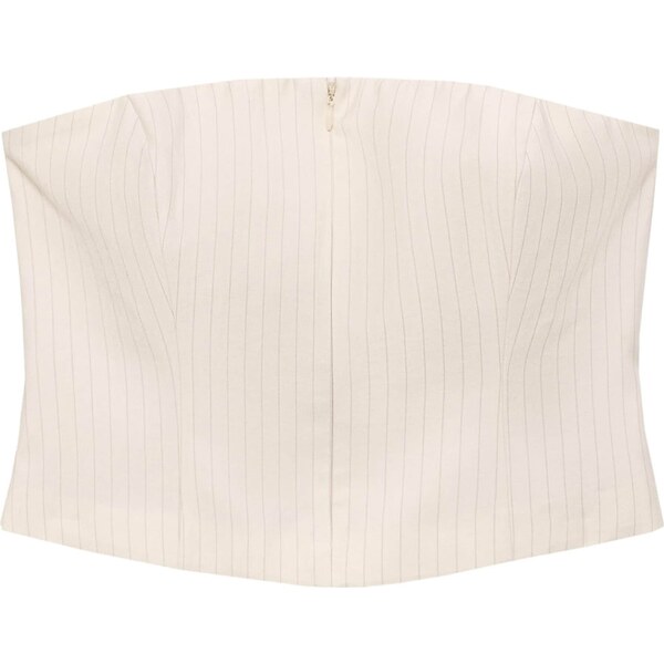 MANGO Top Lirio svetlobéžová / antracitová 57309274