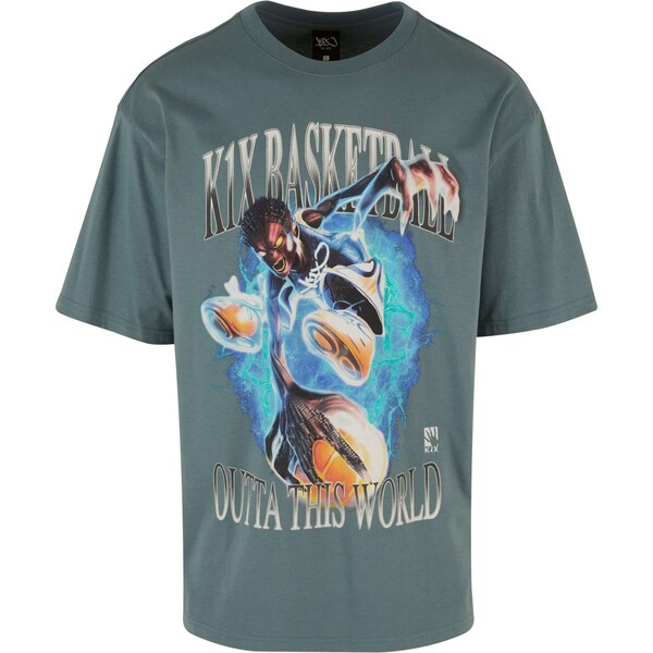 K1X Tričko Bootleg vodová / smaragdová / čierna / biela 57309738