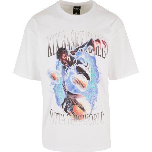 K1X Tričko Bootleg svetlomodrá / čadičová / oranžová / biela 57309745