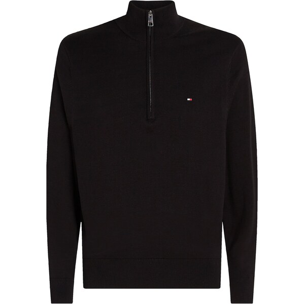 TOMMY HILFIGER Sveter ESSENTIAL červená / čierna / biela 57309806