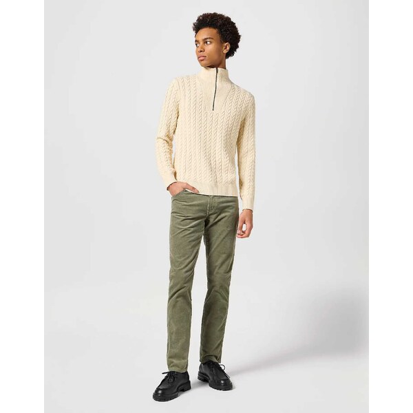 Pánske nohavice WRANGLER 112358038 TEXAS SLIM DUSTY OLIVE 57318885