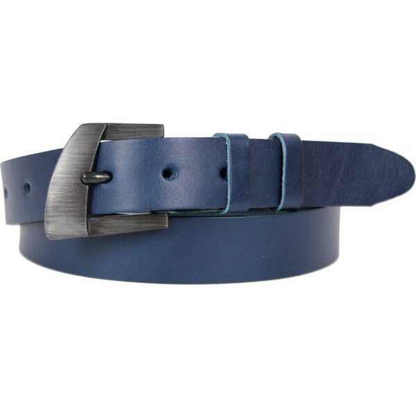 Black Hand Dámsky kožený opasok Black Hand 2032-40 modrý 57321508