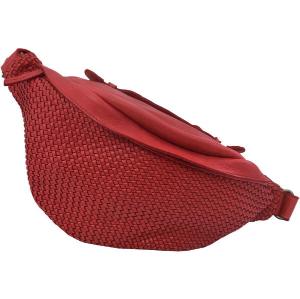 Mercucio Dámska kožená ľadvinka červená 270113 64507196