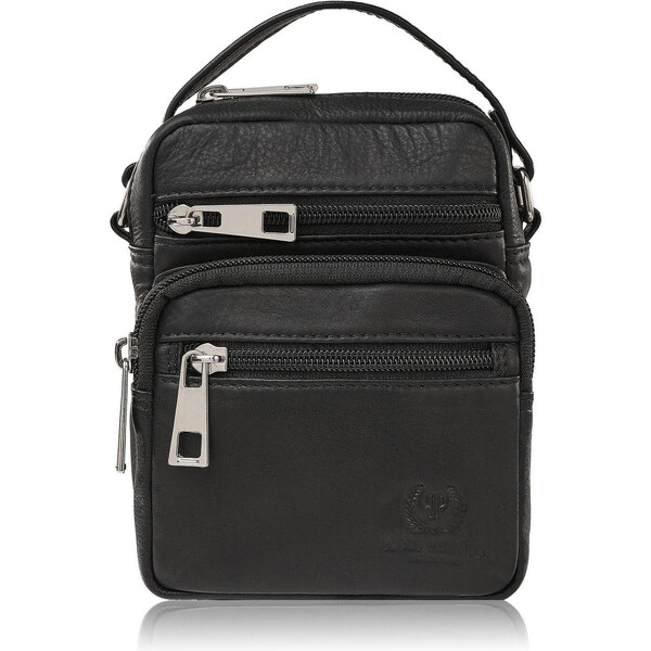 Paolo Peruzzi Pánska taška na rameno T-133-BL | čierna T-133-BL 57402372