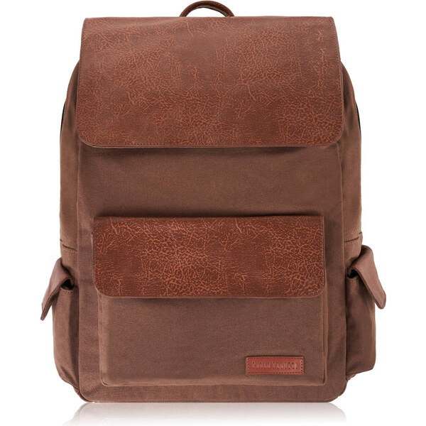 Paolo Peruzzi Pánsky batoh A4 na notebook E-22-BR | hnedá E-22-BR 57402381