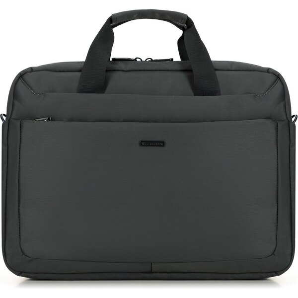 Pánska sivá taška Wittchen na 15,6 notebook 57407644