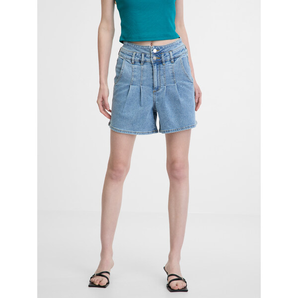 Orsay Light Blue Womens Denim Shorts - Womens 57430781