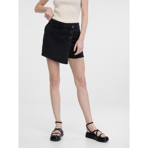 Orsay Black Womens Denim Shorts - Womens 57430774