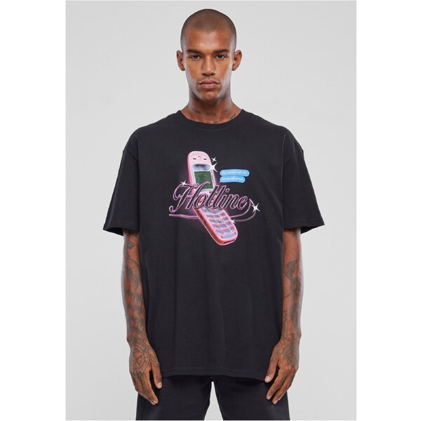 Mister Tee Mens T-shirt Hotline black 54177924