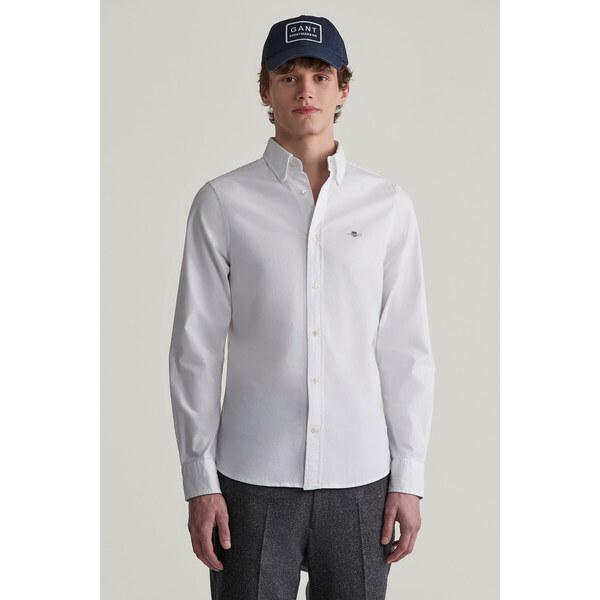 KOŠEĽA GANT SLIM OXFORD STRETCH SHIRT WHITE 57453070