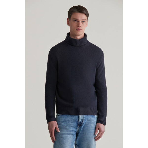ROLÁK GANT CASHMERE TURTLENECK EVENING BLUE 57453151