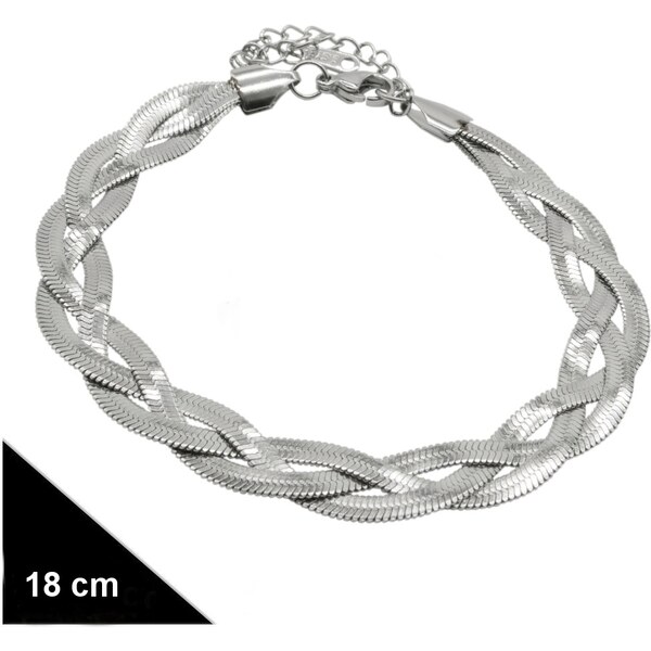 CITY STORM Elegantný dámsky náramok z chirurgickej ocele v striebornom 66888860