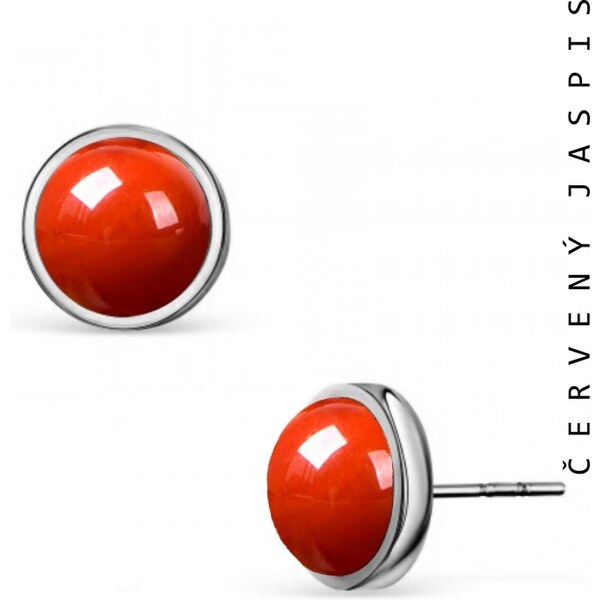 Taboo náušnice Spirit of Nature, červený jaspis tbn922 57478154