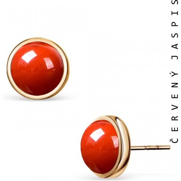Taboo náušnice Spirit of Nature, červený jaspis tbn921 57478153