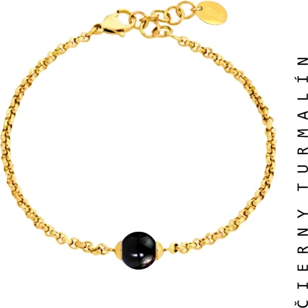 Taboo náramok Spirit of Nature, čierny turmalín tbn915 57478147