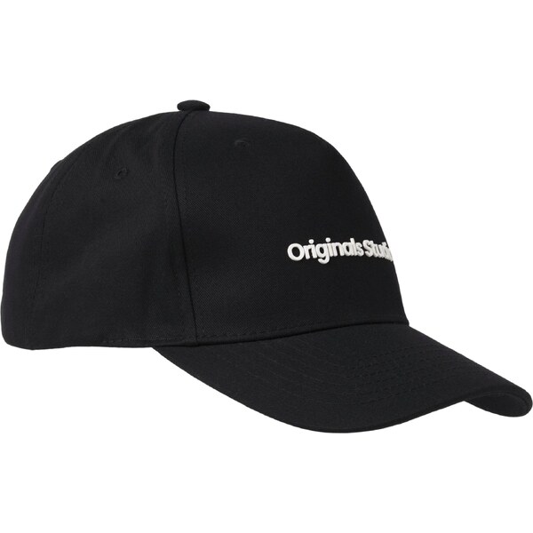 JACK & JONES Čiapka JACVESTERBRO čierna / biela 57484851